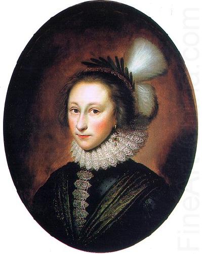 Portrait of Susanna Temple (Lady Lister), Cornelius Johnson